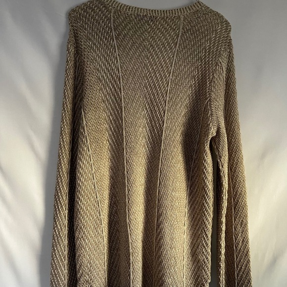 eight eight eight Women's Beige Textured Knit Cotton Sweater XL - Picture 5 of 7